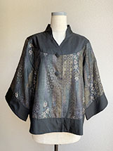 大島紬のジャケット1